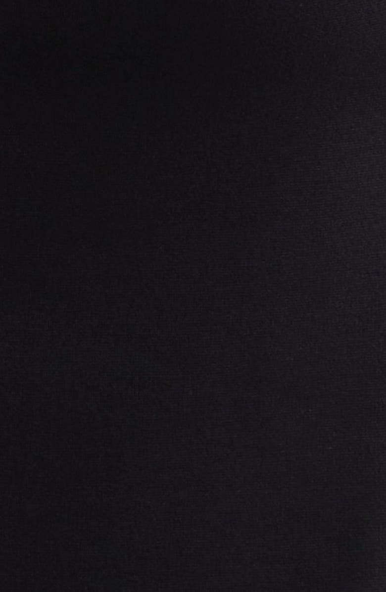 Emporio Armani Long Sleeve Pleated Jersey Dress, Alternate, color,