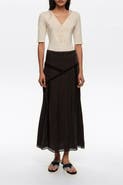 Bimba y Lola Lace Midi Skirt