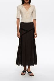 Bimba y Lola Lace Midi Skirt