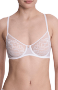 Natori Flora Unlined Lace Balconette Underwire Bra