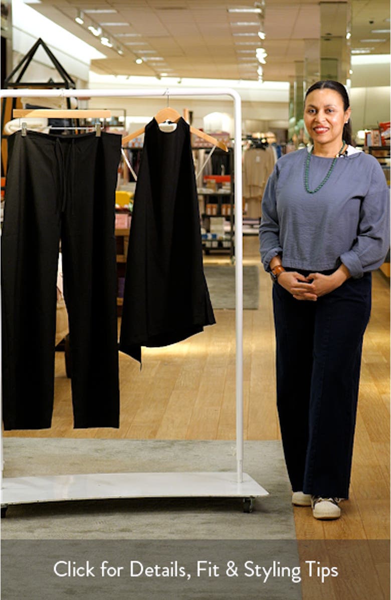 Jane Halter Top & Wide Leg Drawstring Pants Set, sales video thumbnail