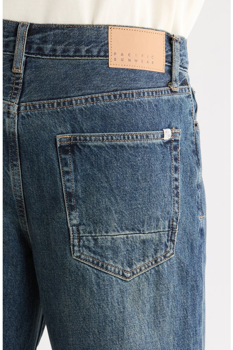 Jair Relaxed Straight Leg Jeans, Alternate, color, DARK INDIGO