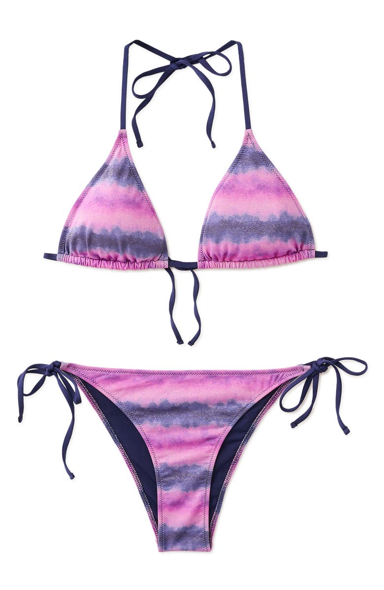 MANGO TEEN <p>Tie Dye Two-Piece Swimsuit</p>, Alternate, color, 