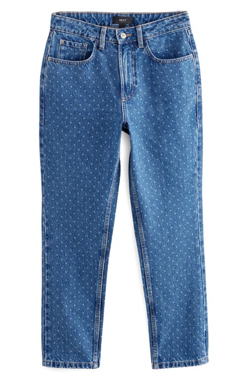 Shop Next Polka Dot Straight Leg Jeans