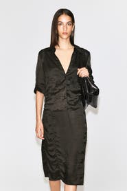 COS Gathered Crinkled Shirt
