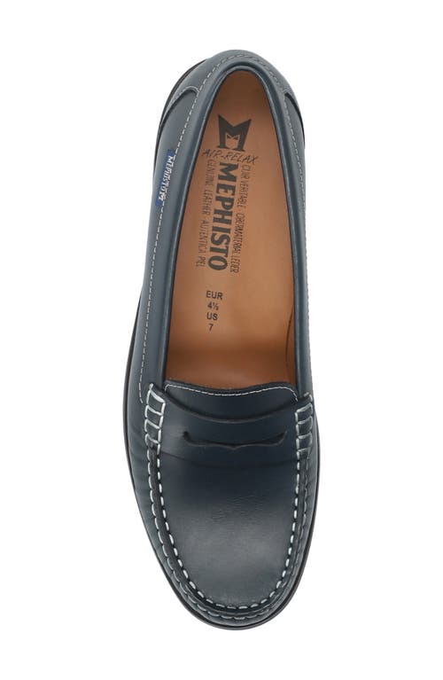 Mephisto Neda Penny Loafer In Navy