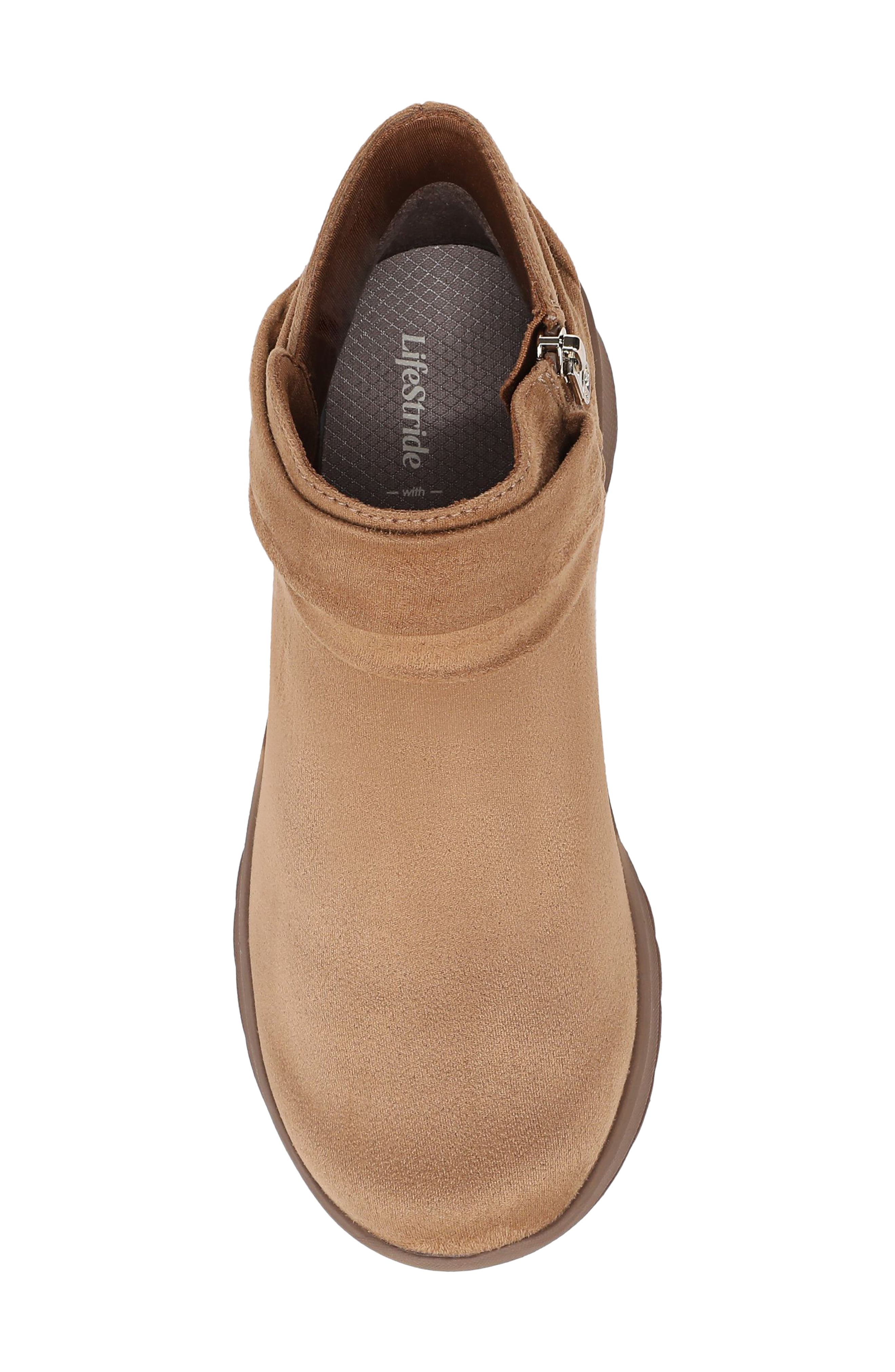 LifeStride Gemma Bootie, Alternate, color, Whiskey Tan
