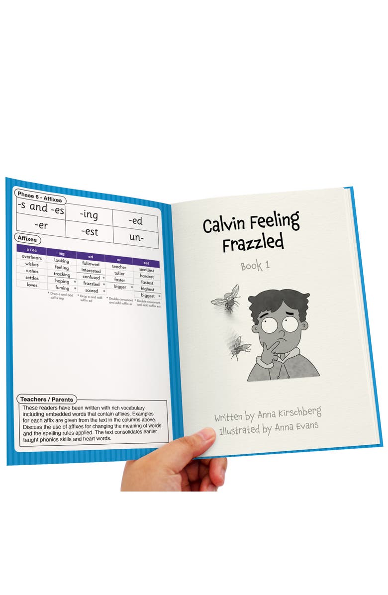 Beanstalk Books Calvin Decodable Chapter Book Set, 6 Books, Alternate, color, Multicolored