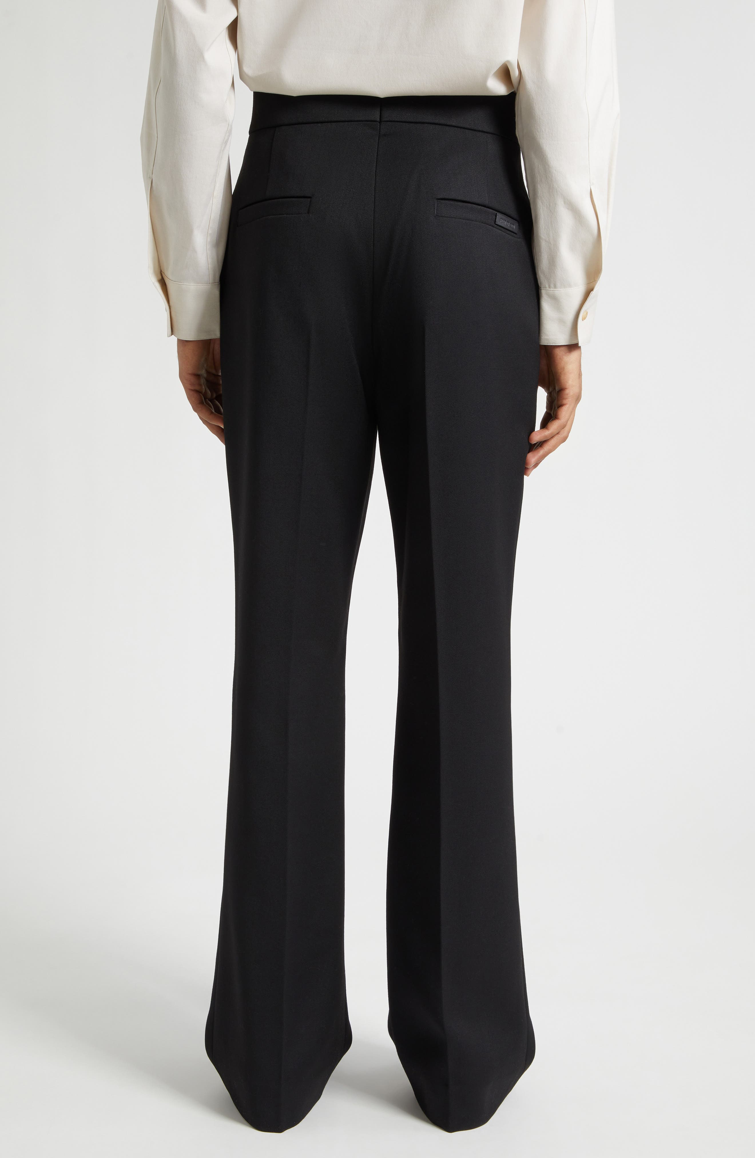 70s Pleated Virgin Wool Satin Trousers (Men) | Nordstrom