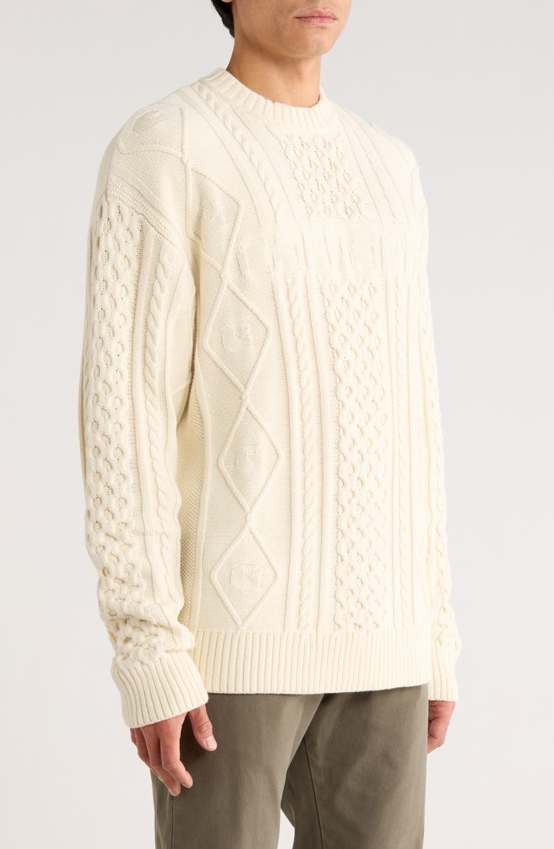 Carhartt Work In Progress Shawn Cotton Blend Sweater, Alternate, color, Natural