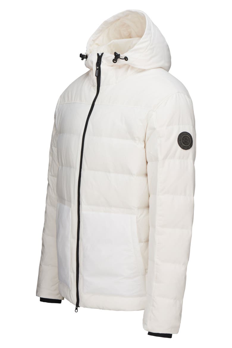 Verbier Water Repellent Puffer Jacket, Alternate, color, WHITE
