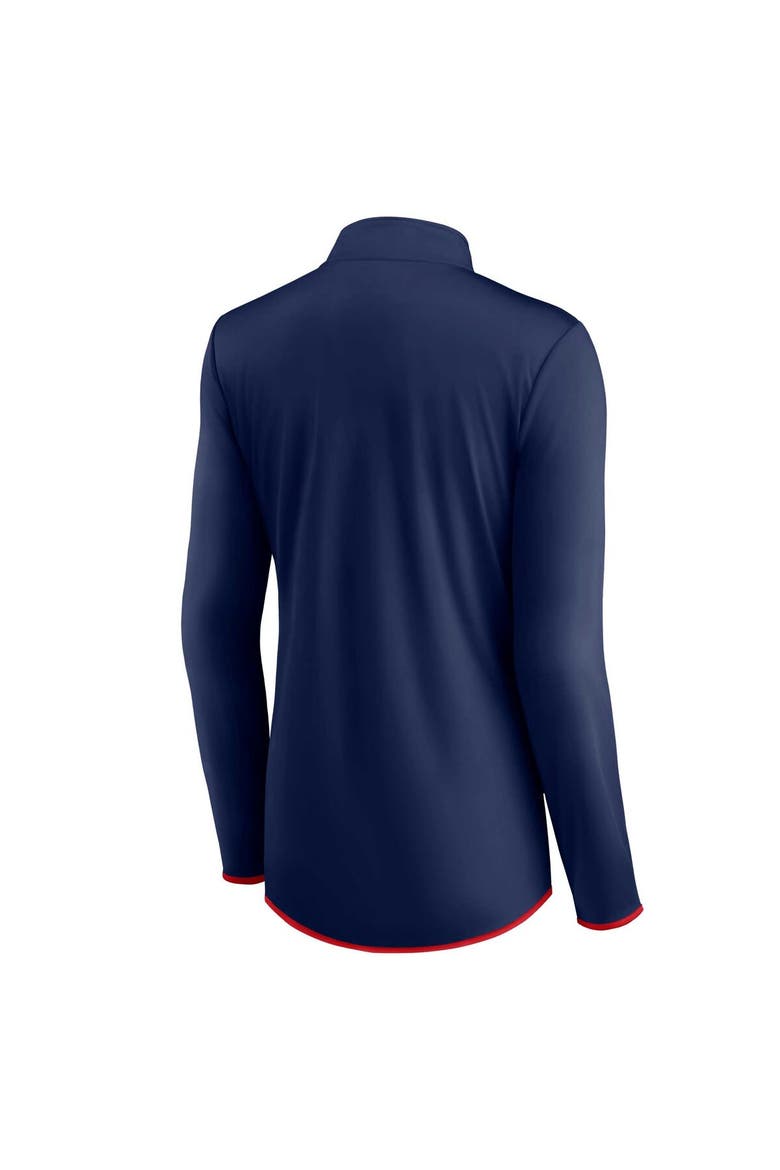 Women's Fanatics Branded Navy Minnesota Twins Corner Quarter-Zip Top, Alternate, color, Navy