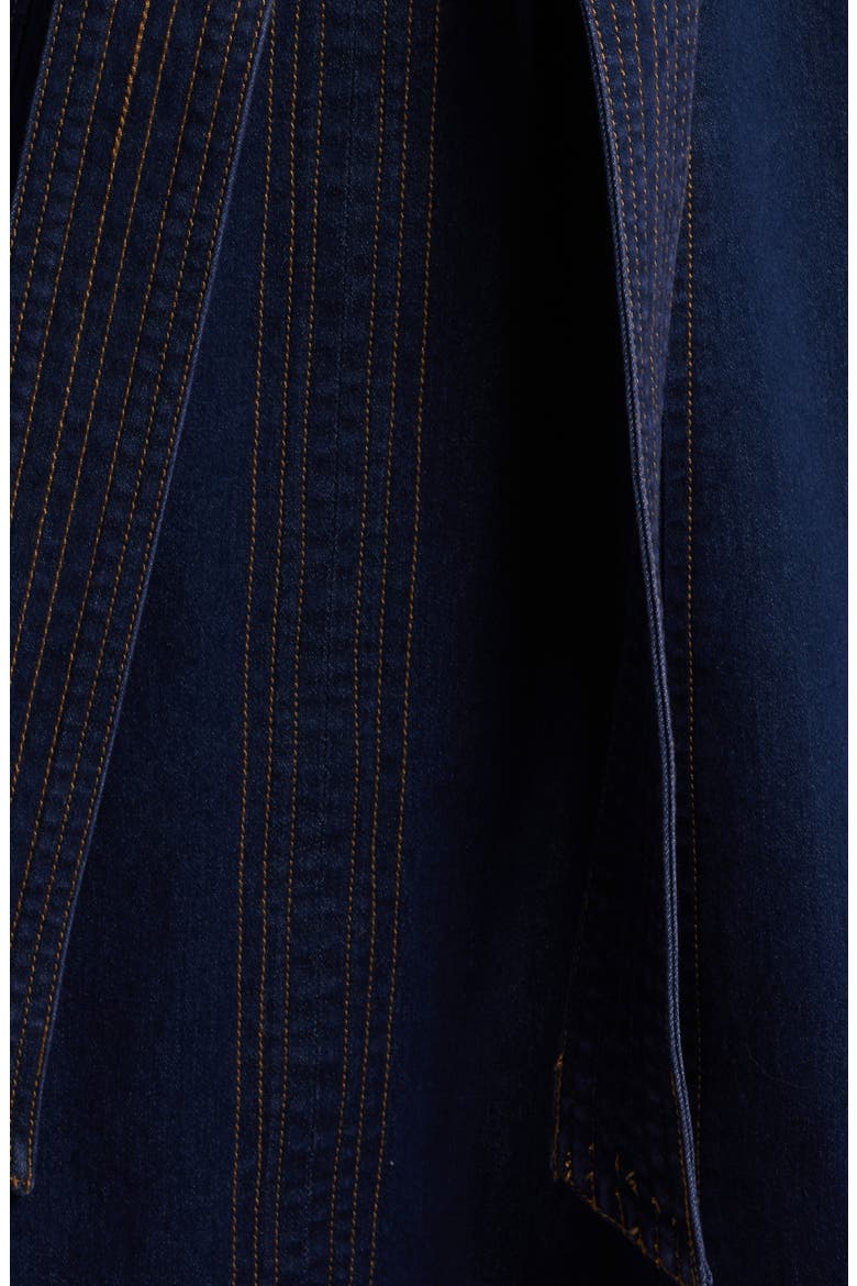 Denim A-Line Dress, Alternate, color, METROPOLITAN WASH
