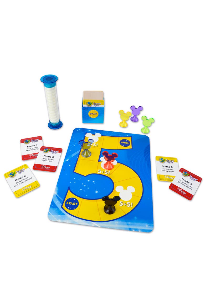 5 Second Rule Disney Edition Fun Family Game, Alternate, color, Multicolored