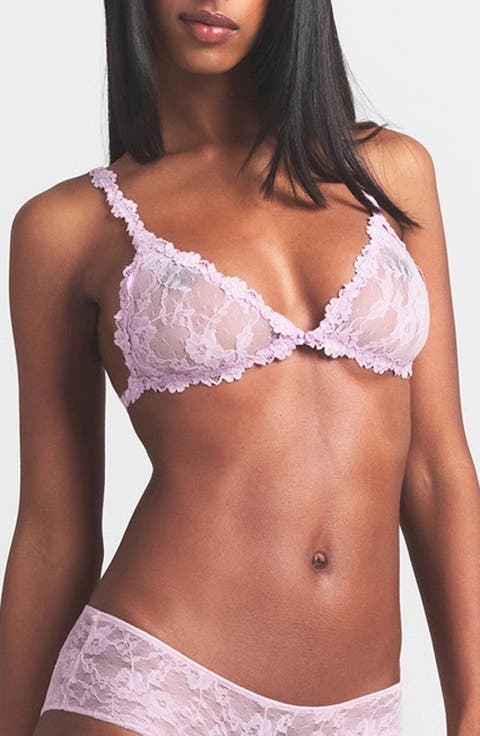 Stretch Lace Triangle Bralette (Regular & Plus)