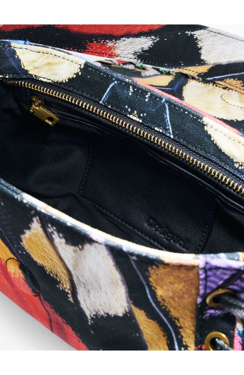 Desigual Abstract Print Crossbody Bag, Alternate, color, Red