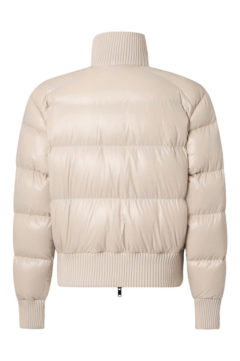 Queens 800-Fill Power Down Bomber Jacket, Alternate, color, ALABASTER
