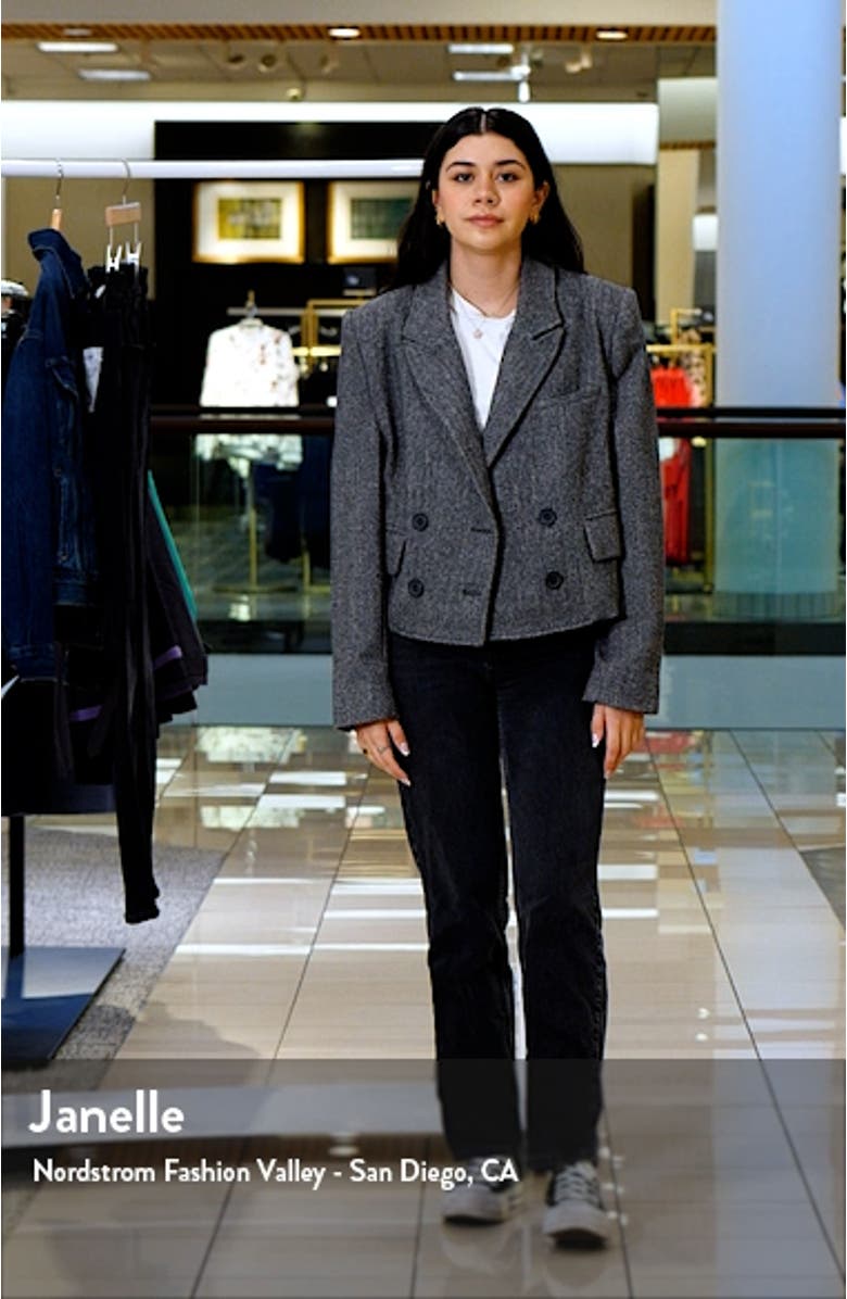 Heritage Double Breasted Crop Blazer, sales video thumbnail