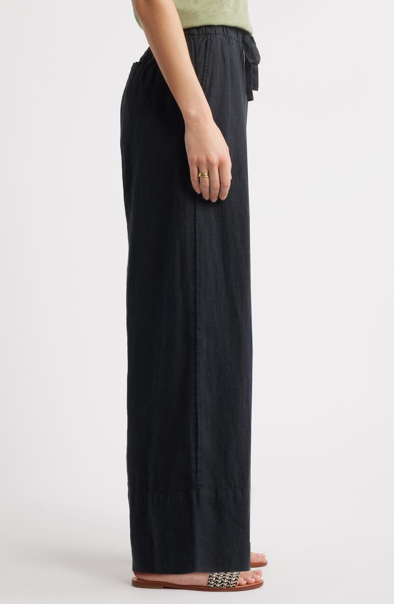 Caslon<sup>®</sup> Wide Leg Linen Pants, Alternate, color, 