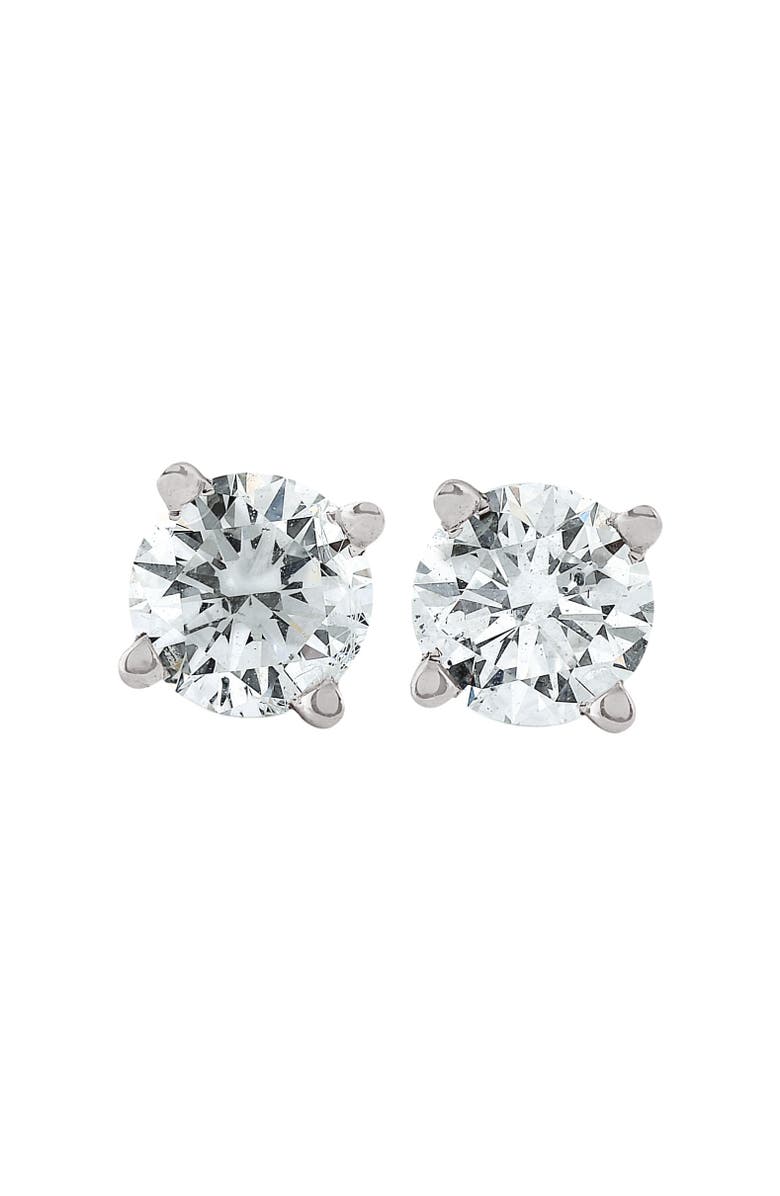 Bliss Diamond 1/2Ct Diamond Screwback Studs Lab Grown Diamond Eco Friendly 14K Gold, Main, color, 