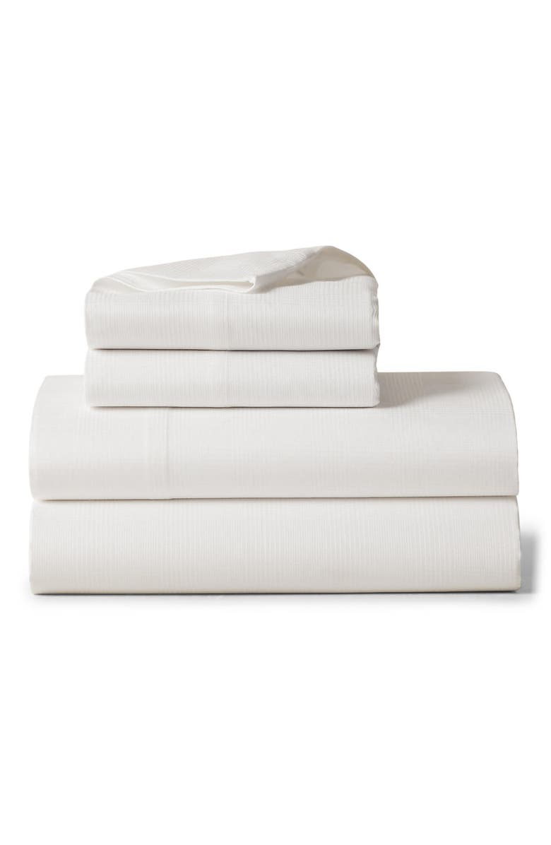 Ralph Lauren Lovan Organic Cotton Jacquard Flat Sheet, Main, color, 
