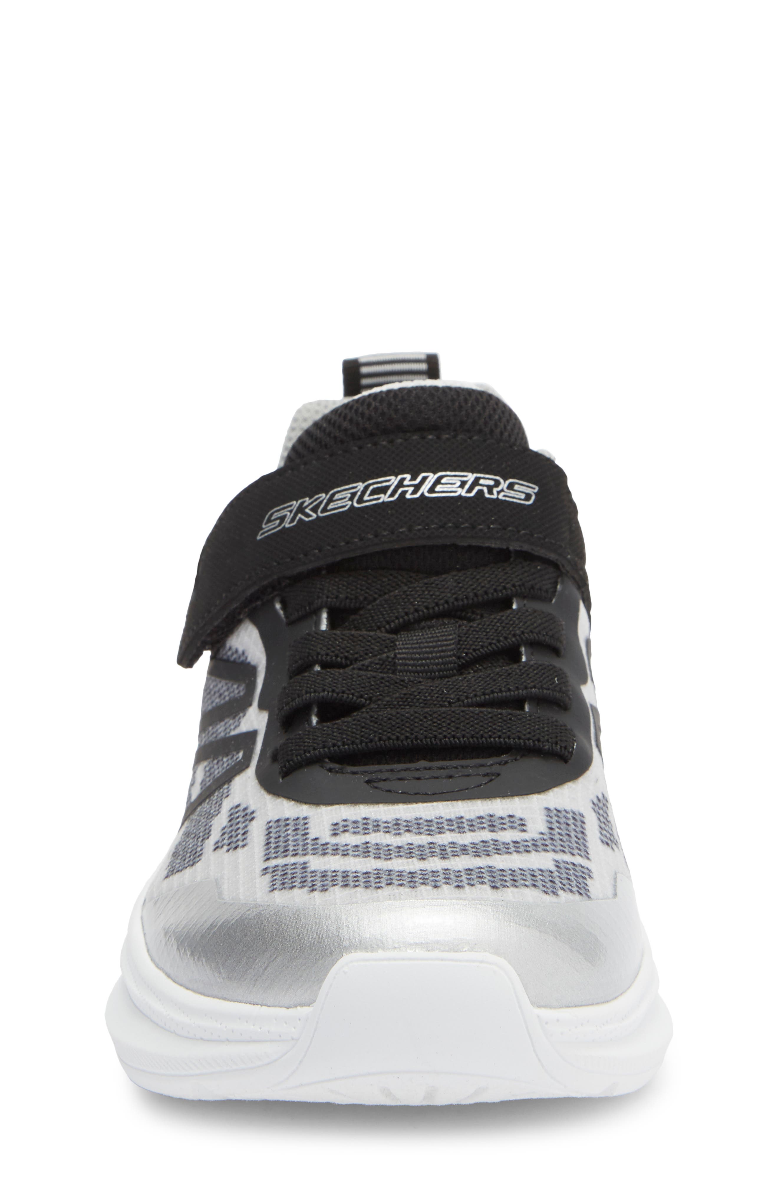 Kids' Microspec Velocity Sneaker, Alternate, color, SLATE BLACK