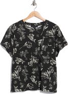 Sanctuary Cotton Blend Pocket T-Shirt