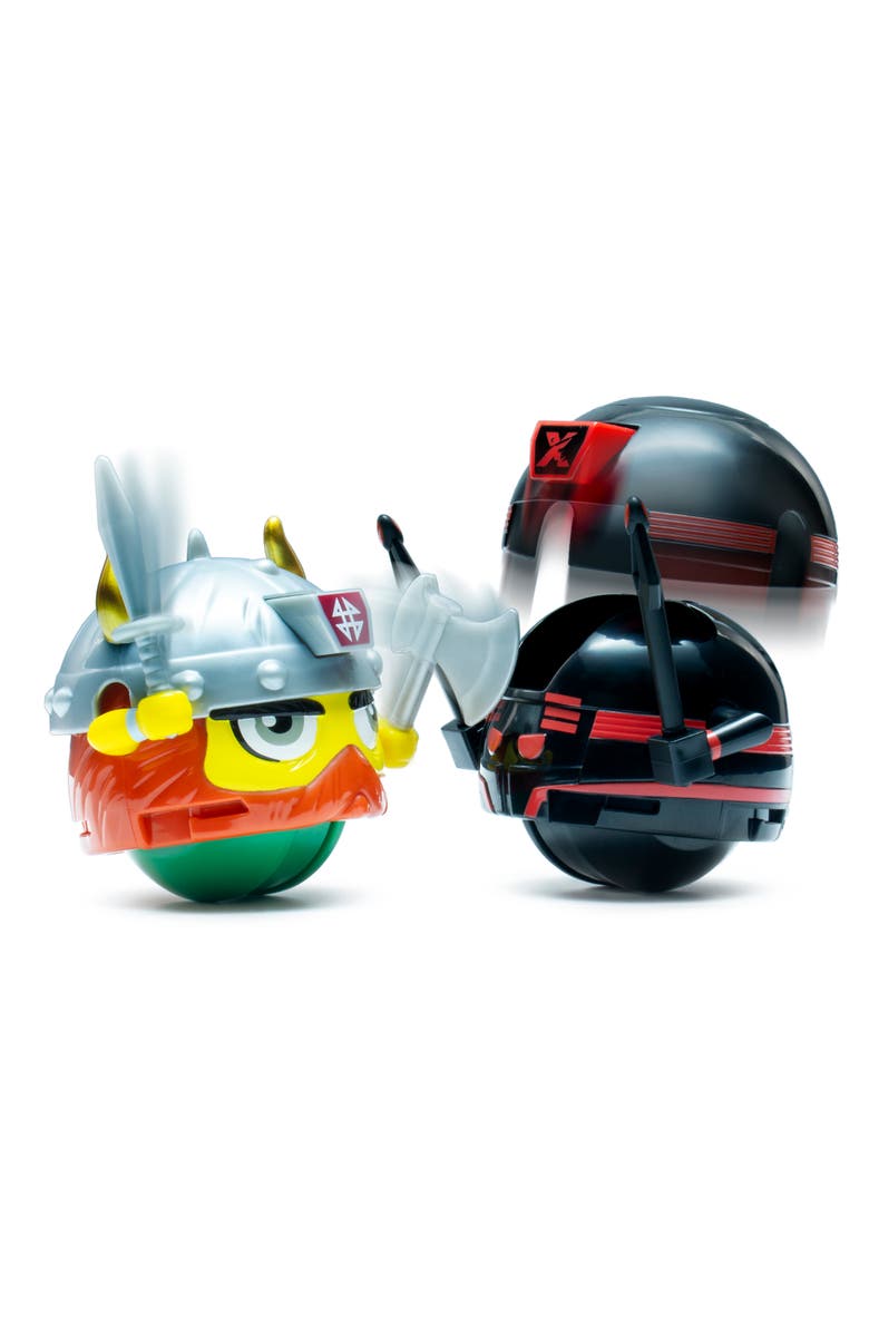 Battle Ballz Duel Pack Ice Berg and Evil Robot 2 Warriors and Joysticks, 5+, Alternate, color, Multicolored