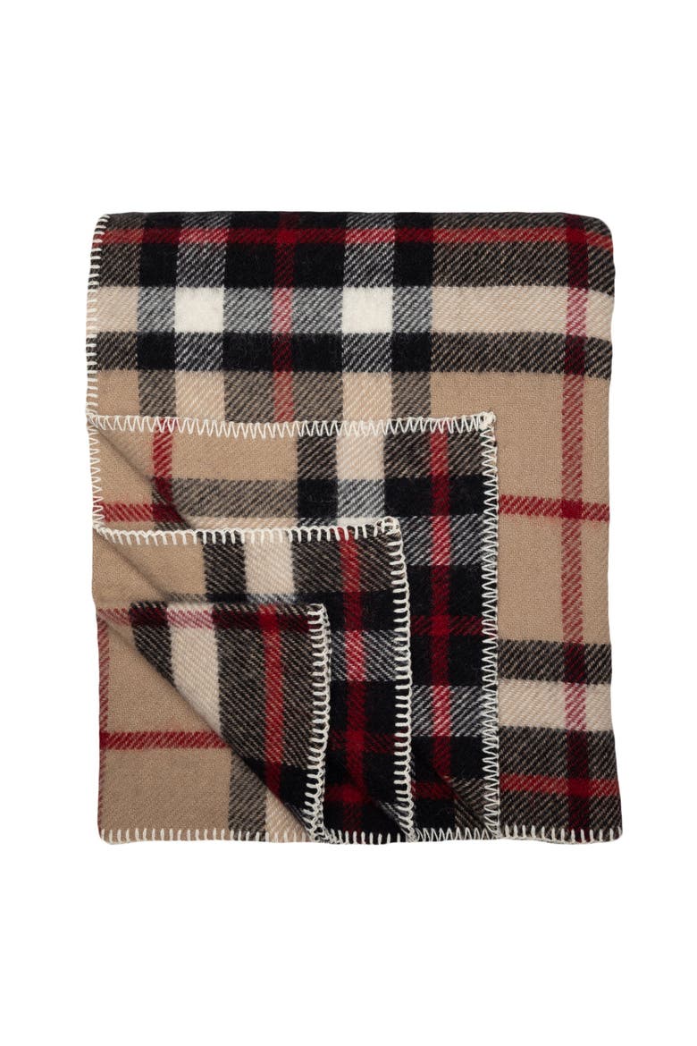 Highland Tweeds Big Throw, Main, color, Camel Thompson