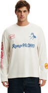 Cotton On Men's Regular Fit Graphic Ls T-Shirt