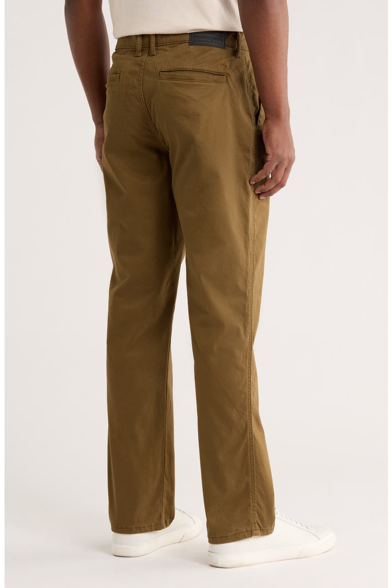 Sateen Flat Front Pants, Alternate, color, CAPERS