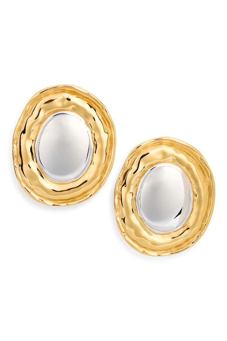 The Formenta Stud Earrings, Main, color, SILVER