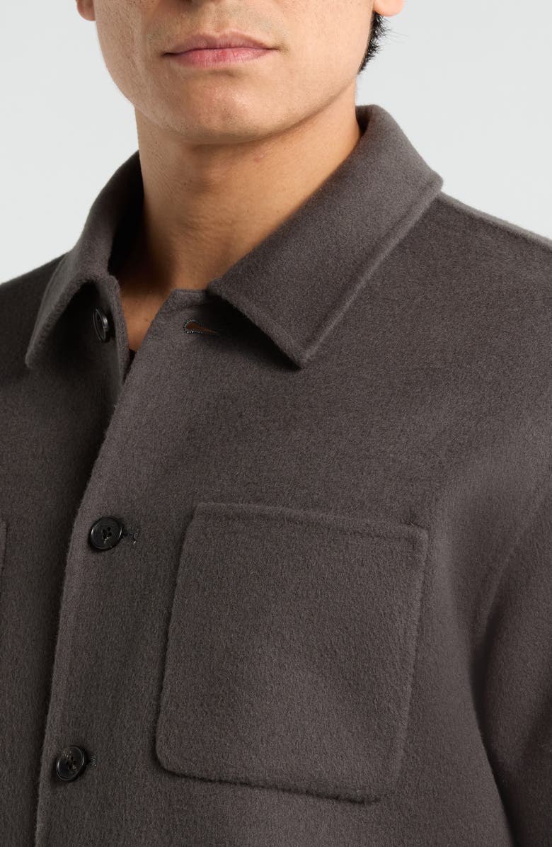 FRAME Double Face Wool Shirt Jacket, Alternate, color, Grey