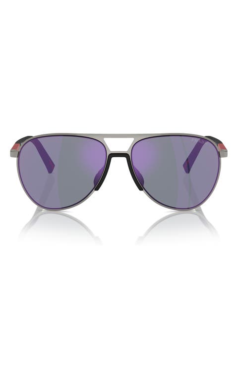 59mm Pilot Sunglasses