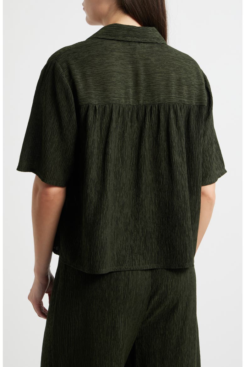 Texture Elbow Sleeve Shirt, Alternate, color, SEAWD