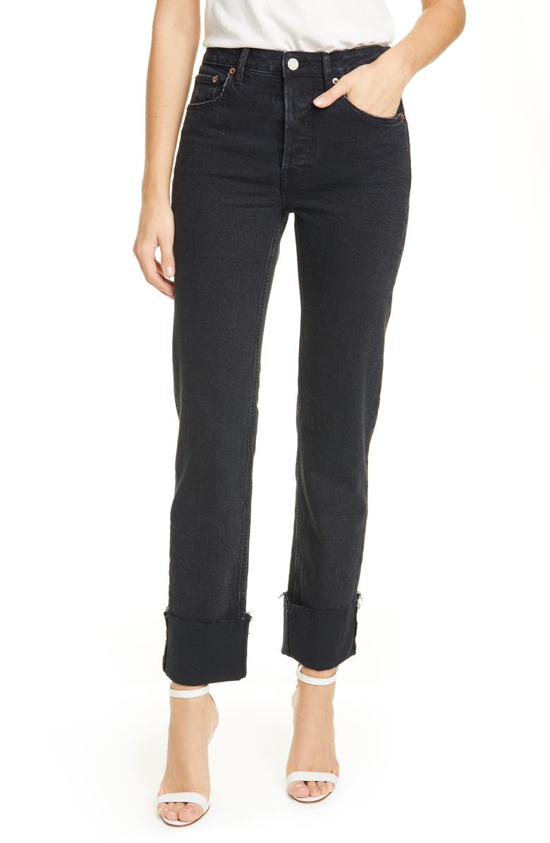 TRAVE Berit Straight Leg Jeans, Main, color,