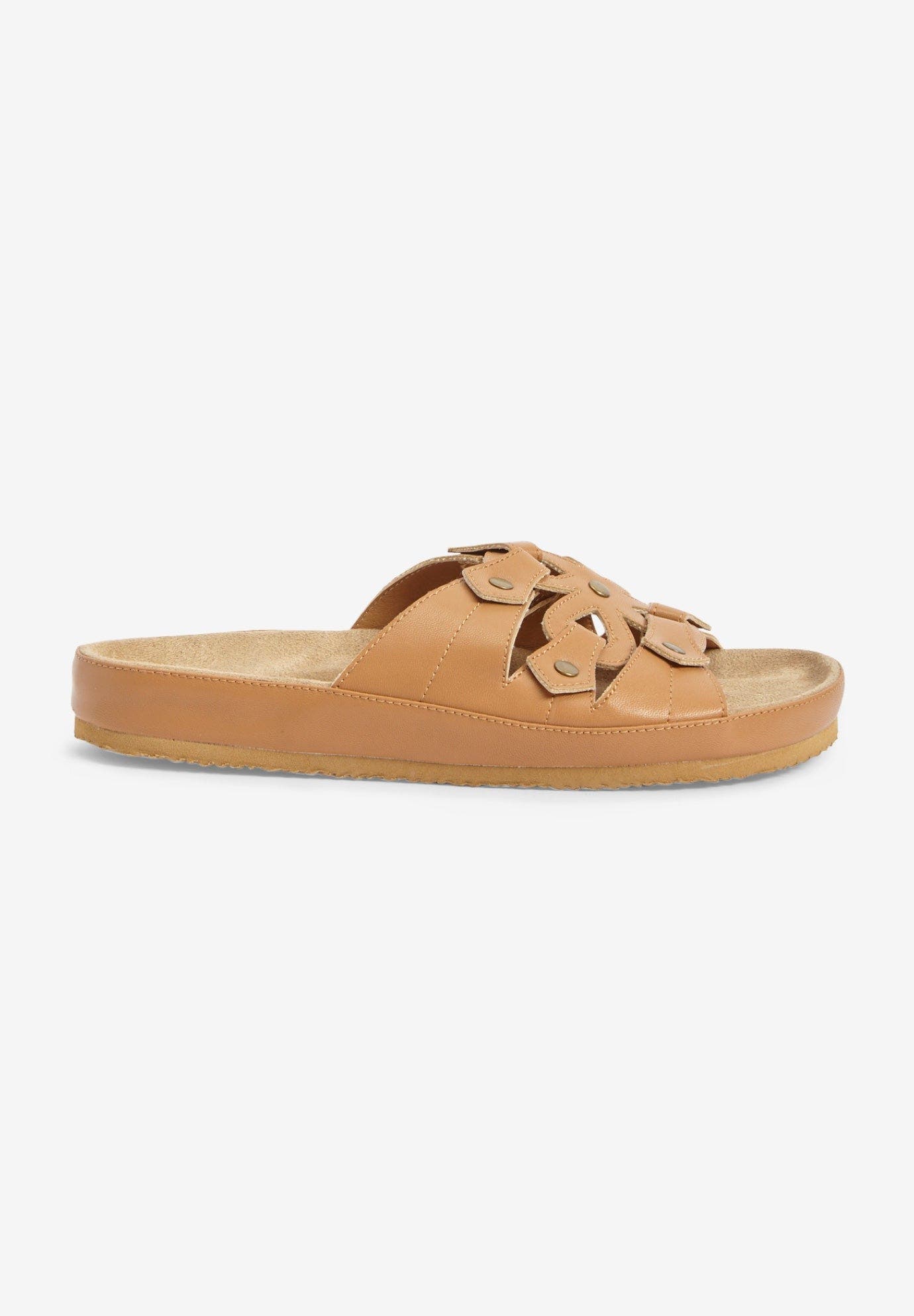 The Summer Slip On Footbed Sandal, Alternate, color, TAN