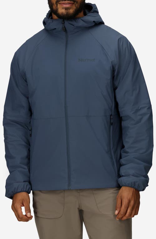 Marmot Novus Lt Insulated Hooded Jacket In Thunderhead