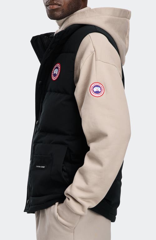 Canada Goose Freestyle Water Repellent 625 Fill Power Down Vest In Black