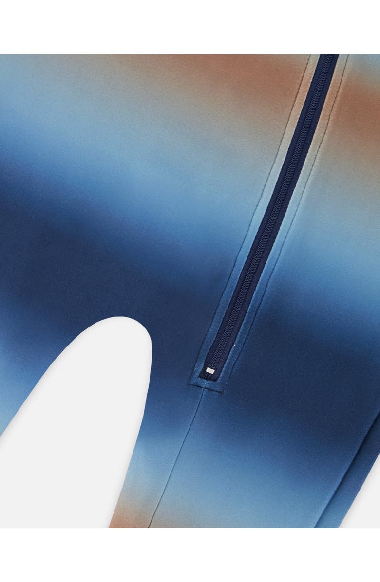 Deux par Deux Boy One-Piece Thermal Underwear, Alternate, color, Blue And Beige Gradient