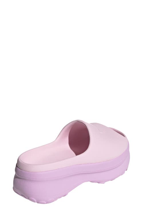 Adidas Originals Adidas Adifom Stan Smith Platform Slide In Clear Pink/clear Pink/lilac