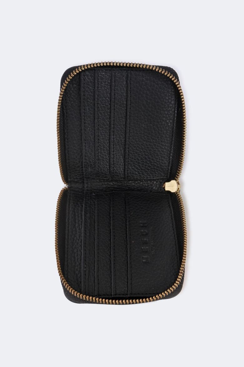 Mini Zip Wallet, Alternate, color, Black