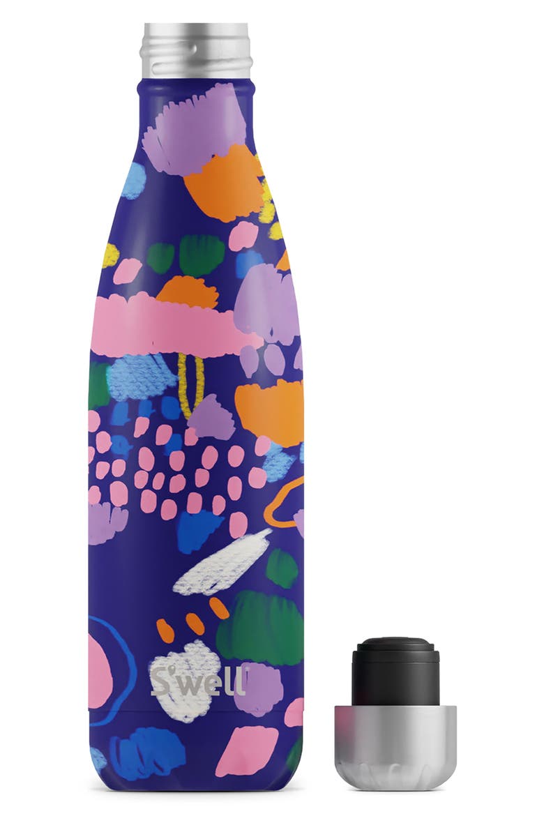 Paper Posy 17-Ounce Insulated Stainless Steel Water Bottle, Alternate, color, MULTI