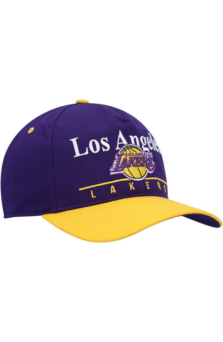 '47 Men's '47 Purple/Gold Los Angeles Lakers Super Hitch Adjustable Hat, Alternate, color, 