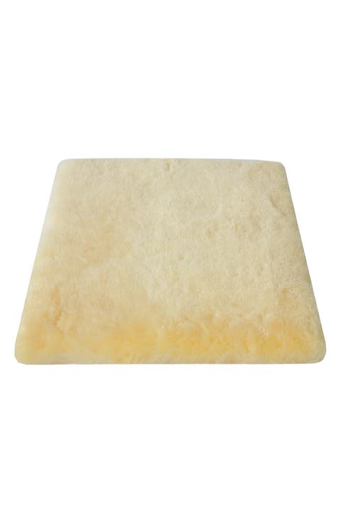 Medical Genuine Sheepskin Shearling Chair Pad 18" x 18" - Grey