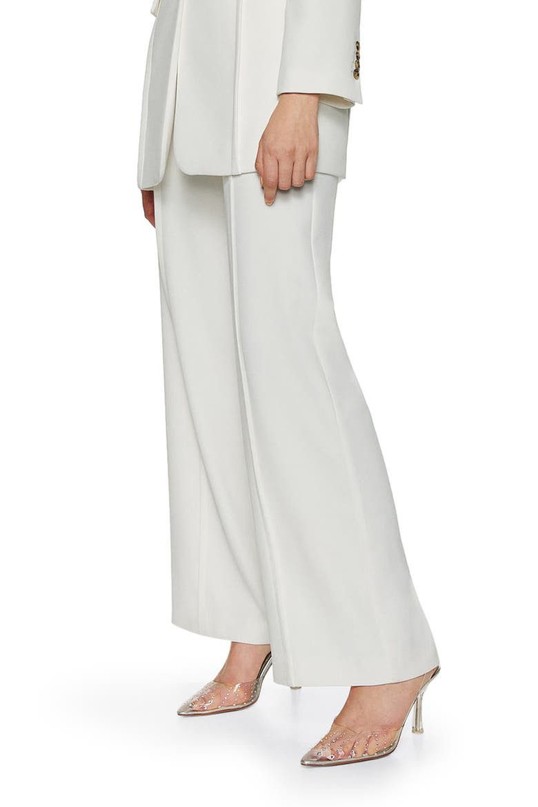 Wide Leg Suit Pants, Alternate, color, ECRU