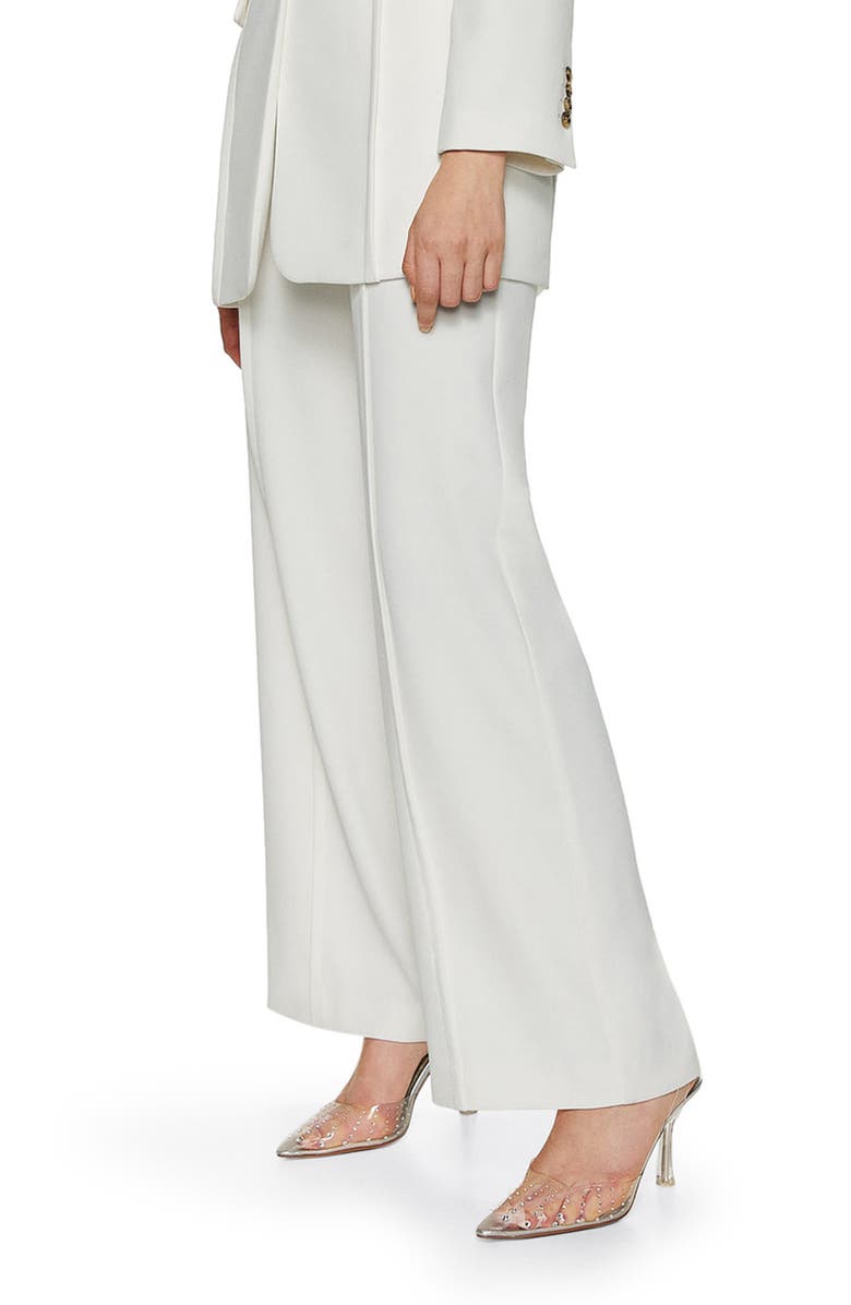 MANGO Wide Leg Suit Pants, Alternate, color, 