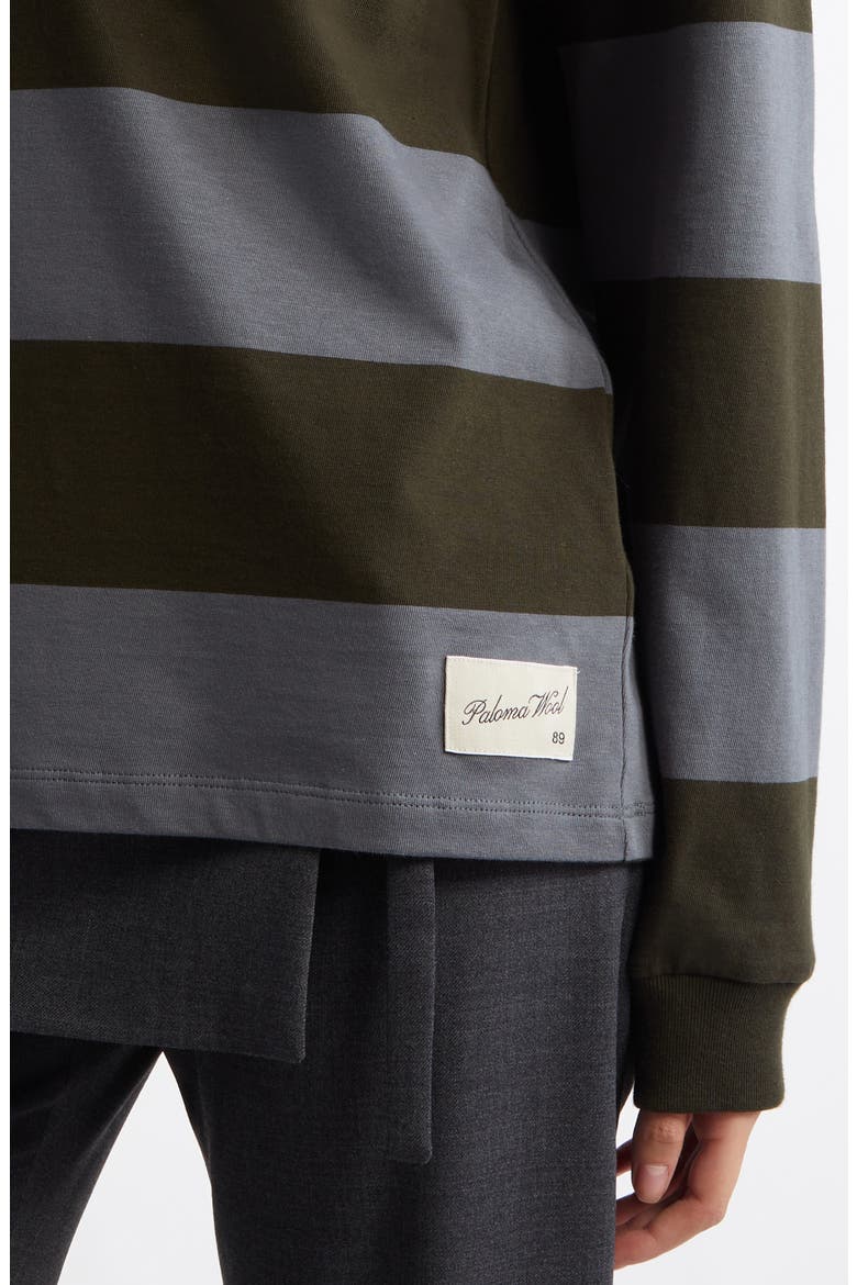 Susu Organic Cotton Rugby Shirt, Alternate, color, KHAKI