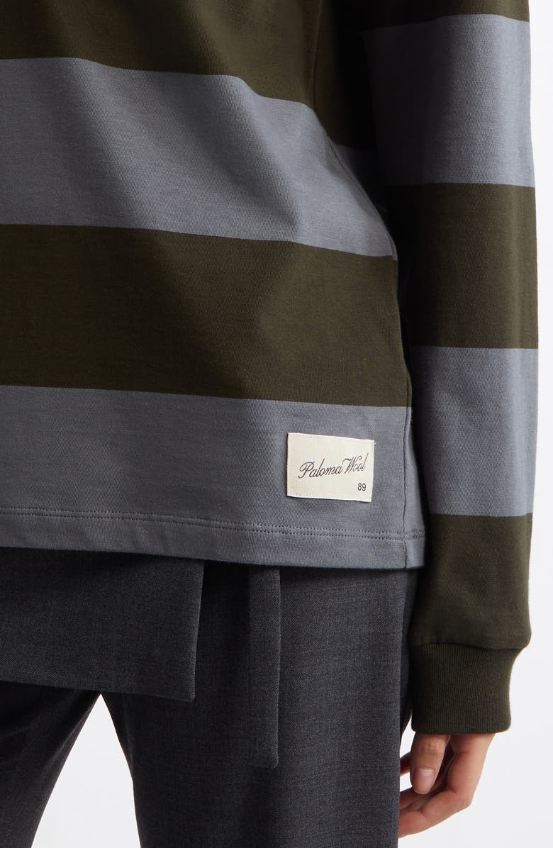 Paloma Wool Susu Organic Cotton Rugby Shirt, Alternate, color, 