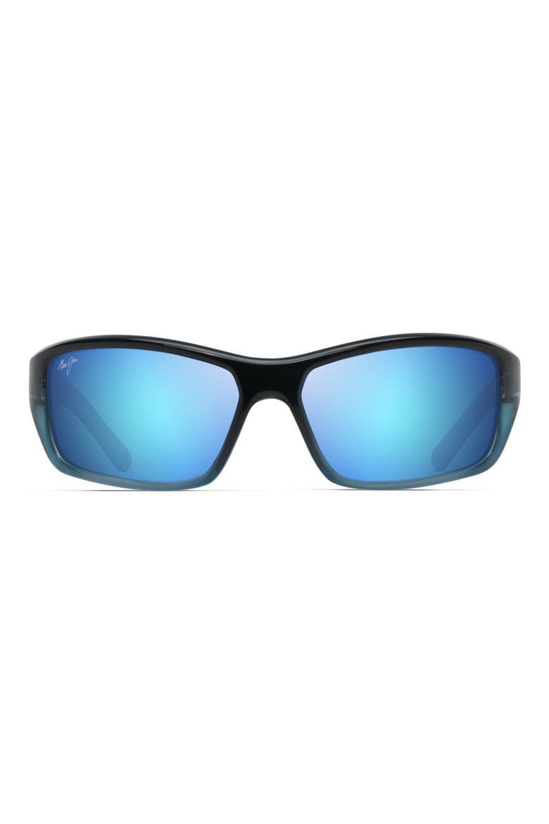 Barrier Reef 62mm Polarized Sunglasses, Main, color, BLUE TURQUOISE/ BLUE